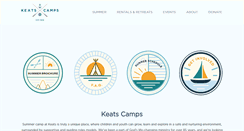 Desktop Screenshot of keatscamps.com